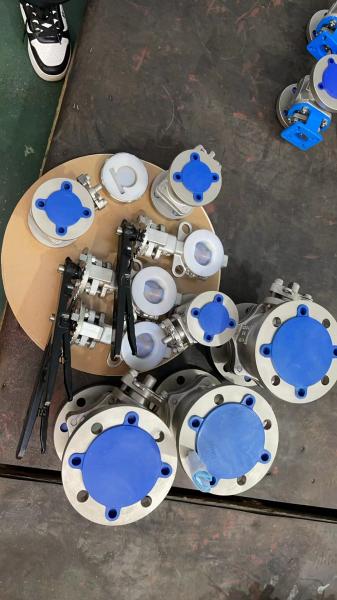 Затвор дисковый химический нержавеющий футерованный PTFE — фото 3